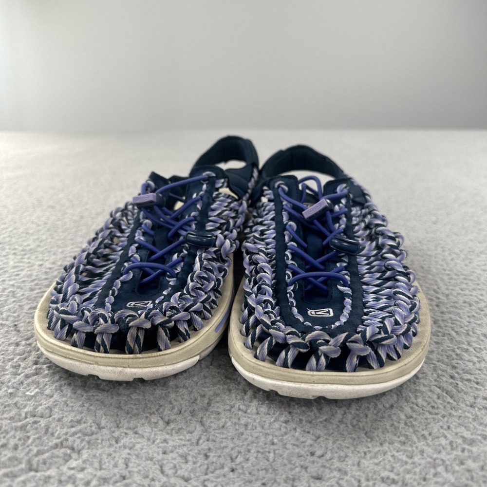 KEEN Uneek Para Cord Sandal Women 9.5 Blue Purple Braided Beach 1014631 - Picture 4 of 10